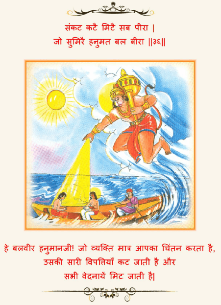 Sri Hanuman Chalisa with meaning in hindi and english( श्री हनुमान चालीसा )